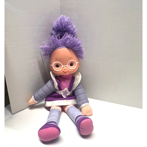 Vintage Rainbow Brite Shy Violet 11" Doll 1984 Plush Purple Hallmark No Sprite - Picture 2 of 8
